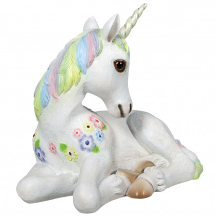 Toscano - Sparkle the Mystical Magical Resting Unicorn Statue