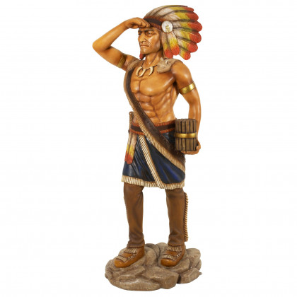 Toscano Cigar Store Indian Tobacconist Statue - Life Size