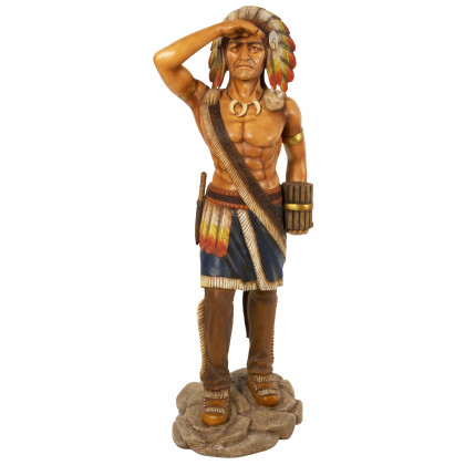 Toscano Cigar Store Indian Tobacconist Statue - Life Size