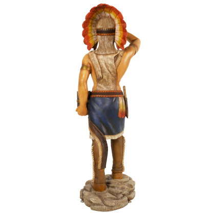 Toscano Cigar Store Indian Tobacconist Statue - Life Size
