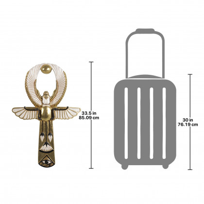 Toscano - Egyptian Amun-Re Ankh Wall Sculpture