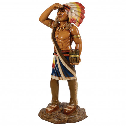 Toscano Cigar Store Indian Tobacconist Statue - Large