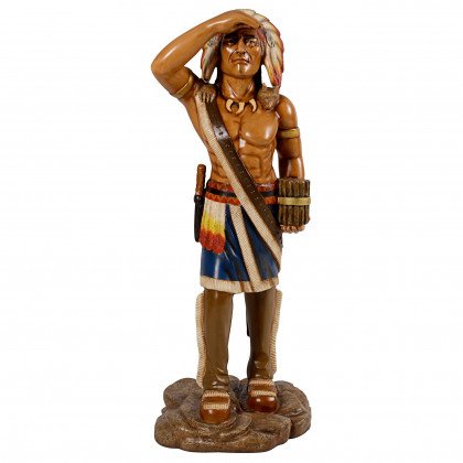 Toscano Cigar Store Indian Tobacconist Statue - Large