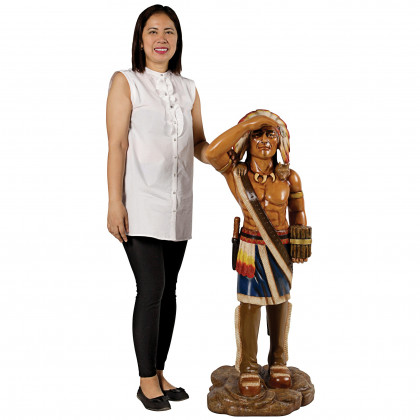 Toscano Cigar Store Indian Tobacconist Statue - Large