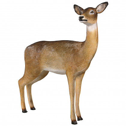 Toscano - Forest White Tailed DoeFemale Deer Statue