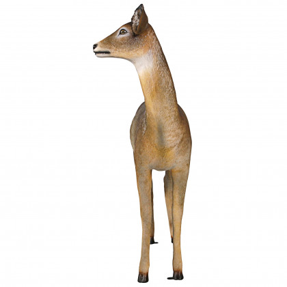 Toscano - Forest White Tailed DoeFemale Deer Statue