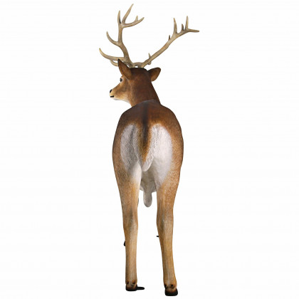 Toscano - Forest White Tailed BuckMale Deer Statue