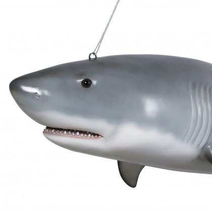 Toscano - Great White Shark Ceiling Mount Trophy Statue
