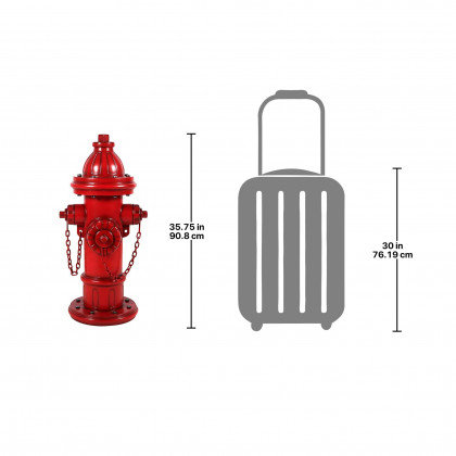 Toscano Dog Second Best Friend Fire Hydrant Statue - Grande