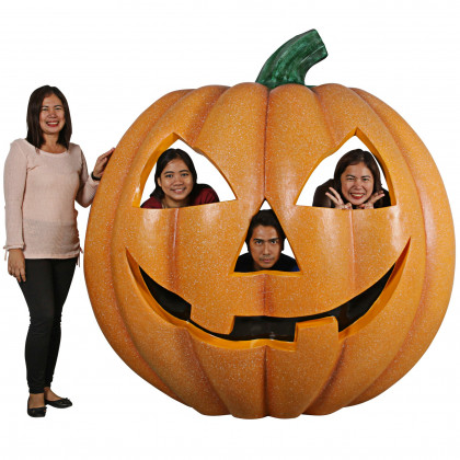 Toscano - Halloween Pumpkin Patch Photo Op Statue