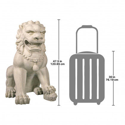 Toscano Grand Palace Chinese Lion Foo Dog Statue - Female