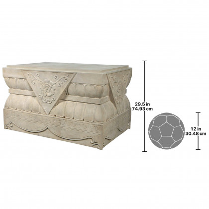 Toscano - Grand Palace Asian Statuary Pedestal Base