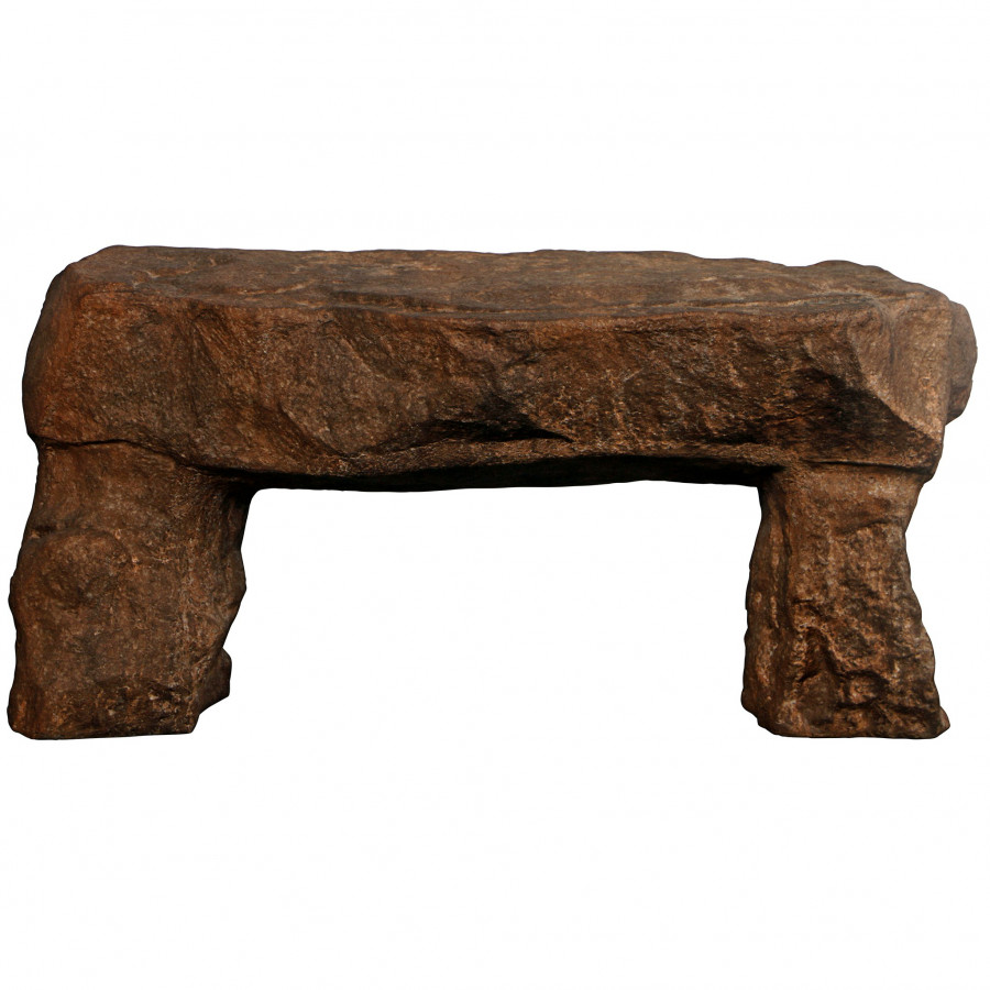 Toscano - Stonehenge Sculptural Garden Bench in Fiberglass