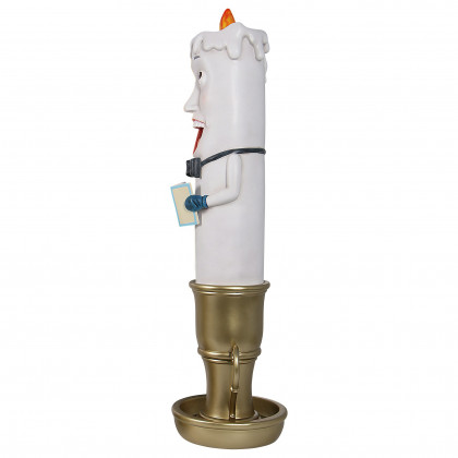 Toscano - Holiday Luminary Welcoming Candle Door Sentry Statue Hans