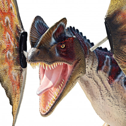 Toscano - Jurassic-Sized Dilophosaurus Dinosaur Statue