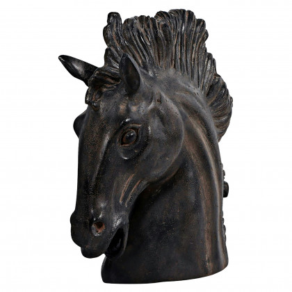 Toscano - Magnificent Stallion Equestrian Horse Head Bust Statue