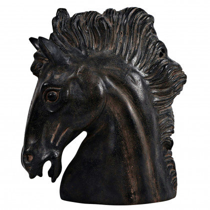 Toscano - Magnificent Stallion Equestrian Horse Head Bust Statue