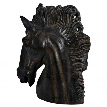 Toscano - Magnificent Stallion Equestrian Horse Head Bust Statue