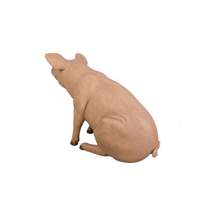 Toscano Sitting In Hog Heaven Pig Statue - Giant
