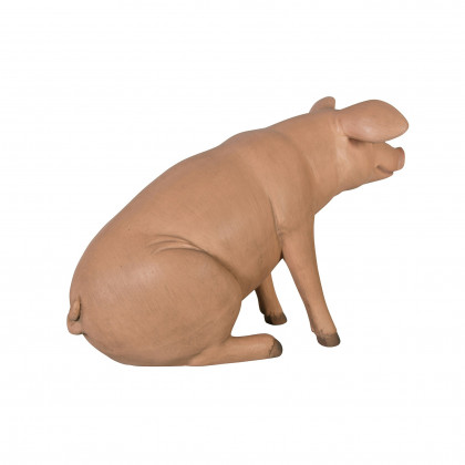 Toscano Sitting In Hog Heaven Pig Statue - Large