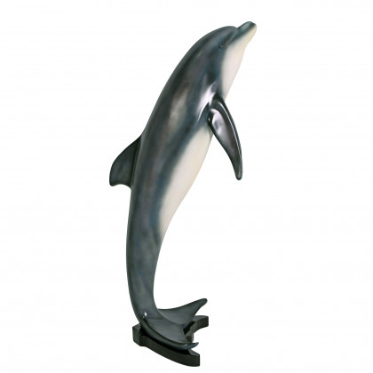 Toscano Leaping Sea Dolphin Statue - Large