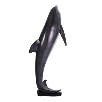 Toscano Leaping Sea Dolphin Statue - Large