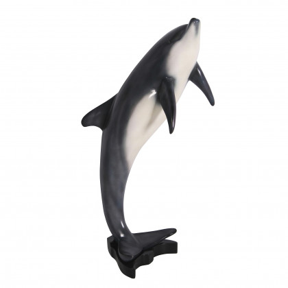 Toscano Leaping Sea Dolphin Statue - Medium