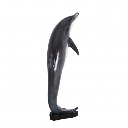 Toscano Leaping Sea Dolphin Statue - Medium