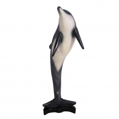 Toscano Leaping Sea Dolphin Statue - Medium
