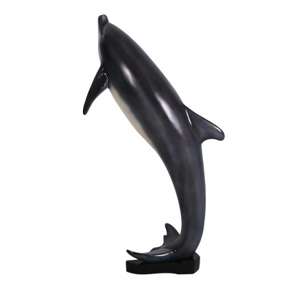 Toscano Leaping Sea Dolphin Statue - Medium