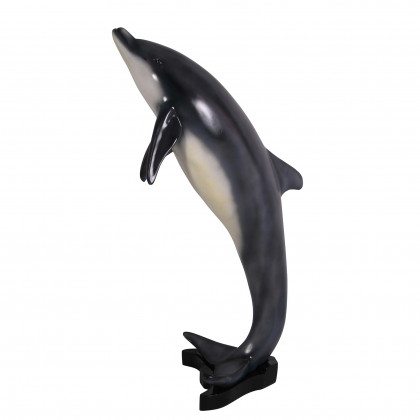 Toscano Leaping Sea Dolphin Statue - Medium