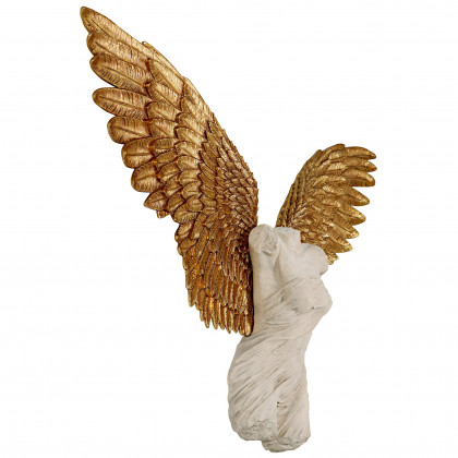 Toscano Take Flight Classical Torso Angel Wing Wall Sculpture - Female