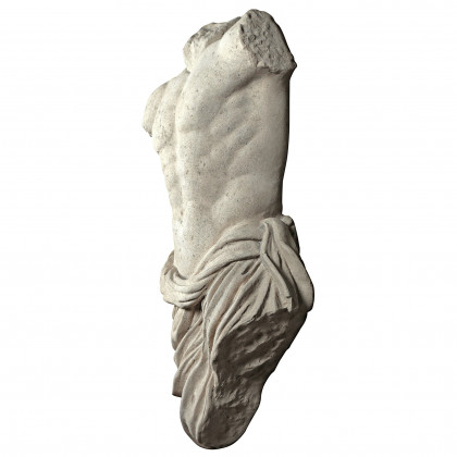 Toscano - Torso of a Draped Athlete Male Wall Sculpture