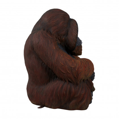 Toscano - Male Bornean Orangutan Great Ape Statue