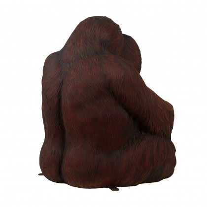 Toscano - Male Bornean Orangutan Great Ape Statue