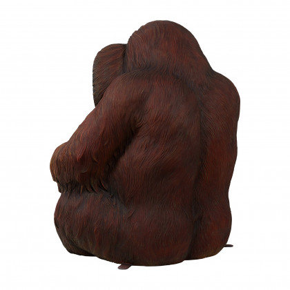 Toscano - Male Bornean Orangutan Great Ape Statue