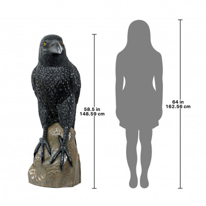 Toscano - Poe Giant Gothic Raven Statue