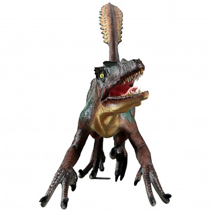 Toscano - Feathered Velociraptor Jurassic-Sized Dinosaur Statue