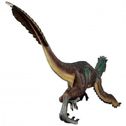 Toscano - Feathered Velociraptor Jurassic-Sized Dinosaur Statue