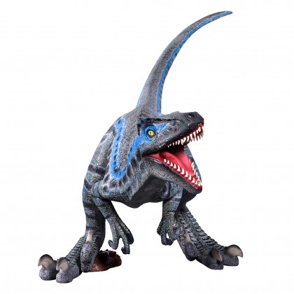 Toscano - Thunder Jaws Vicious Velociraptor Jurassic Dinosaur Statue