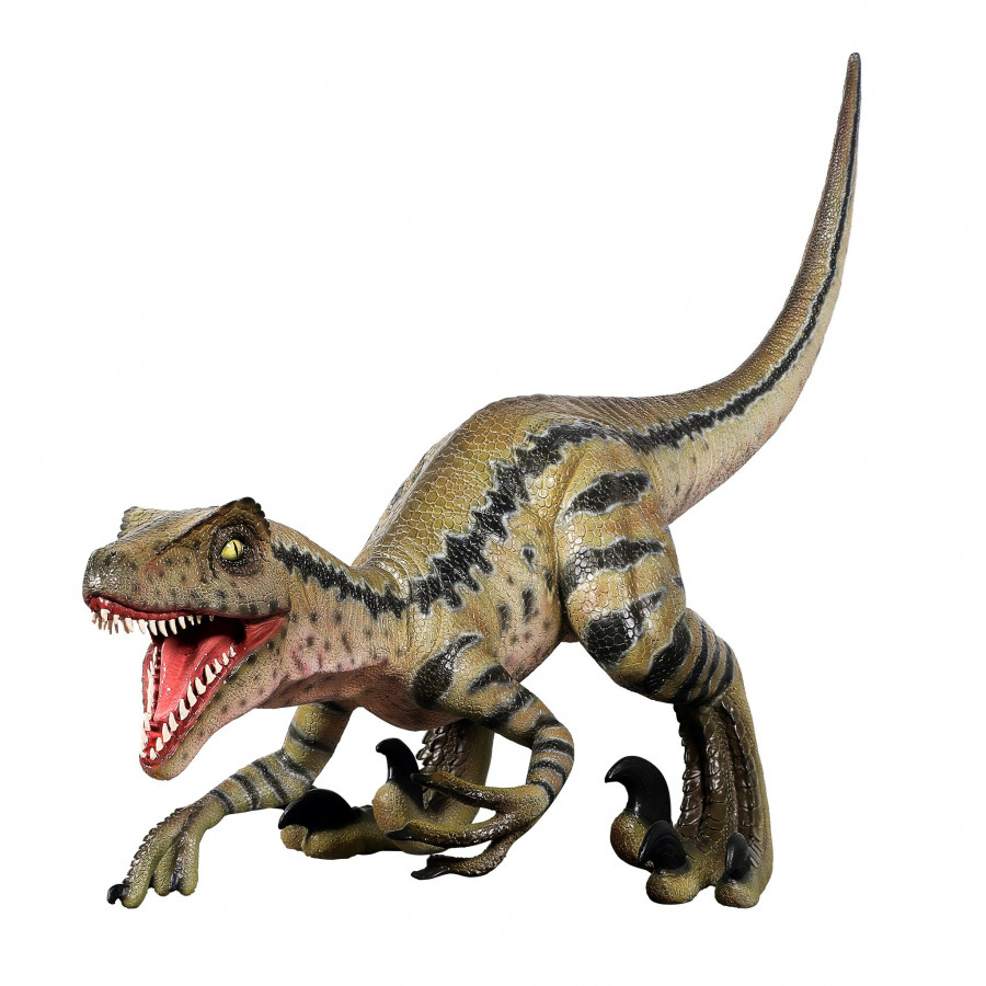 Toscano - Razor Beak Vicious Velociraptor Jurassic Dinosaur Statue