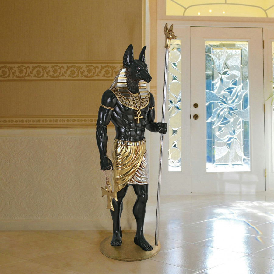 Toscano - The Egyptian Grand Ruler Collection Life-Size Anubis Statue