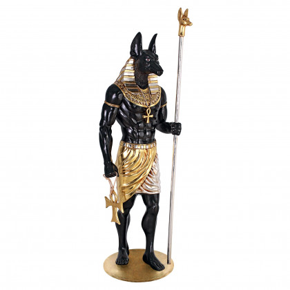 Toscano - The Egyptian Grand Ruler Collection Life-Size Anubis Statue