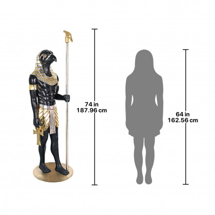 Toscano - The Egyptian Grand Ruler Collection Life-Size Horus Statue