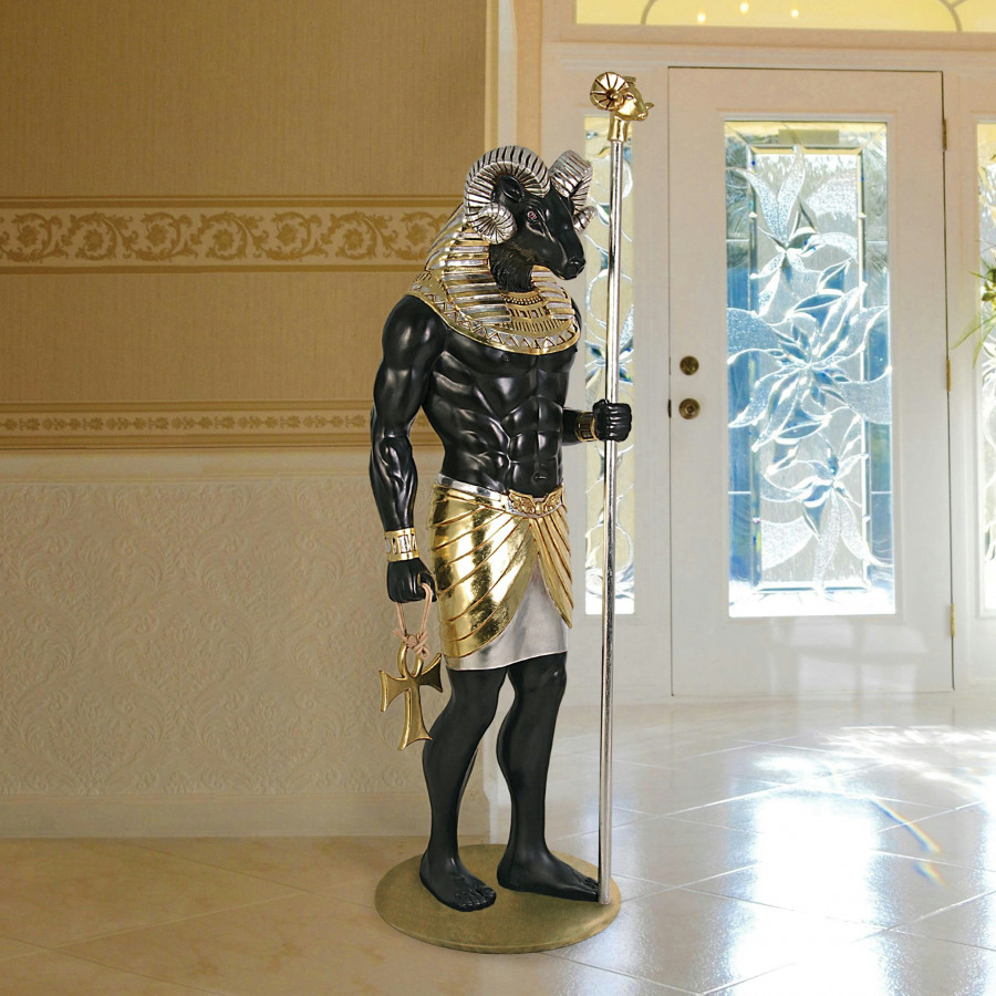 Toscano - The Egyptian Grand Ruler Collection Life-Size Khnum Statue