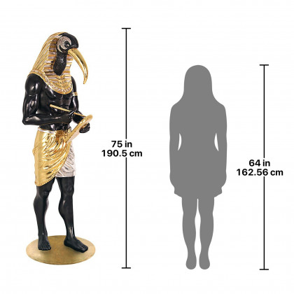 Toscano - The Egyptian Grand Ruler Collection Life-Size Thoth Statue