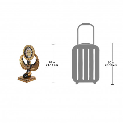 Toscano - Goddess Isis Grand-Scale Egyptian Clock Statue