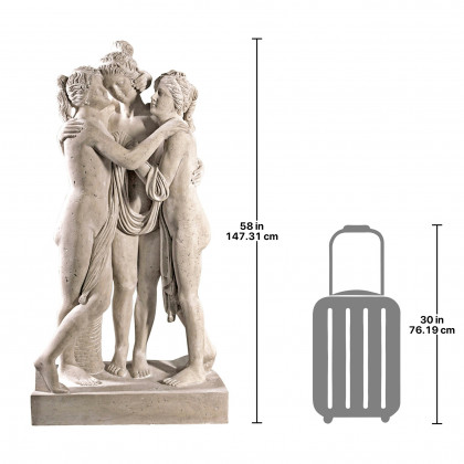 Toscano The Three Graces Statue - Large
