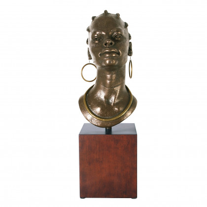 Toscano - African Maiden Princess Sculptural Bust
