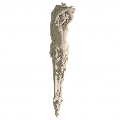 Toscano The Grand Boulevard 9th Arrondissement Architectural Pilaster Wall Sculpture - Grande